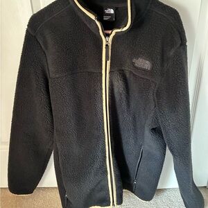 The North Face Mens Black Fleece Jacket, L